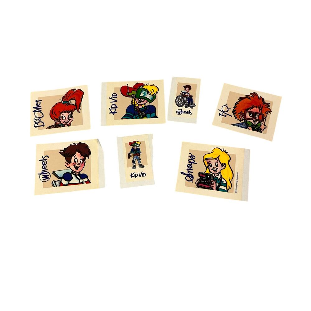 1990 Burger King kids club sticker set NEW vintage - Picture 2 of 5